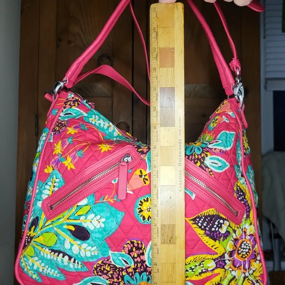 Vera Bradley Floral Pink Shoulder Bag - Picture 5 of 17